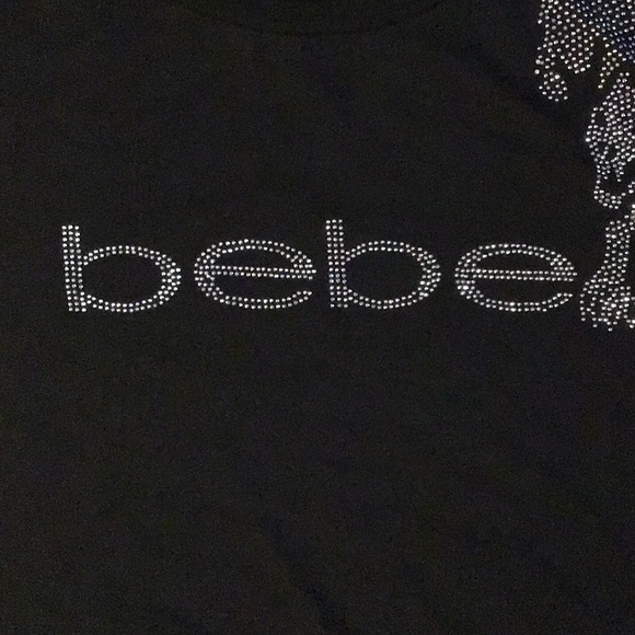 SOLD- Bebe Logo Black Tee - NWT - Picture 9 of 12